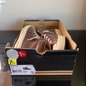 Never used leather converse